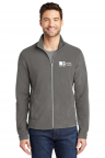 Men's Microfleece Full Zip Jacket with 3" CVTC Embroidered Logo